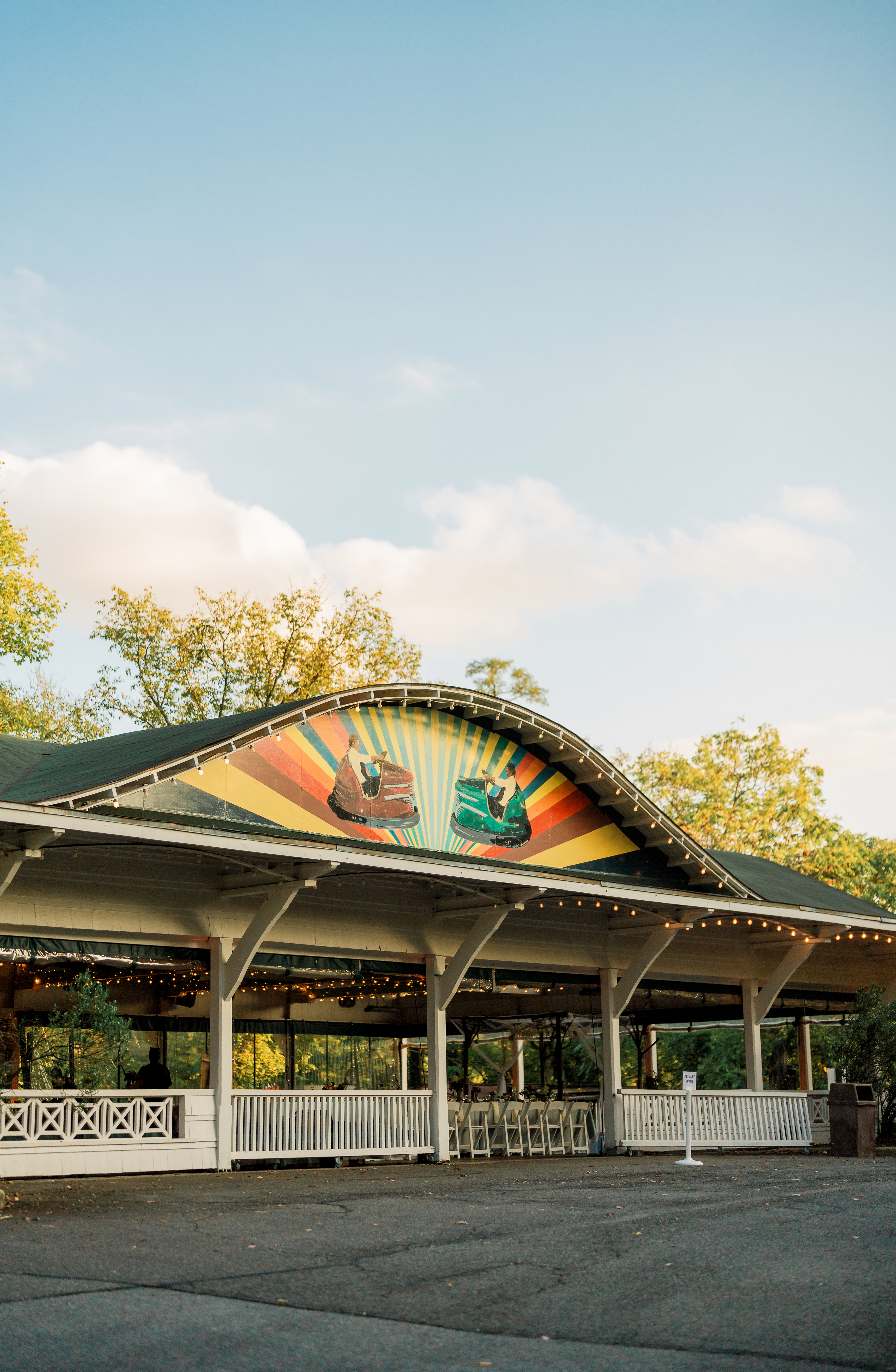 Glen Echo Park Bumper Car Pavilion wedding