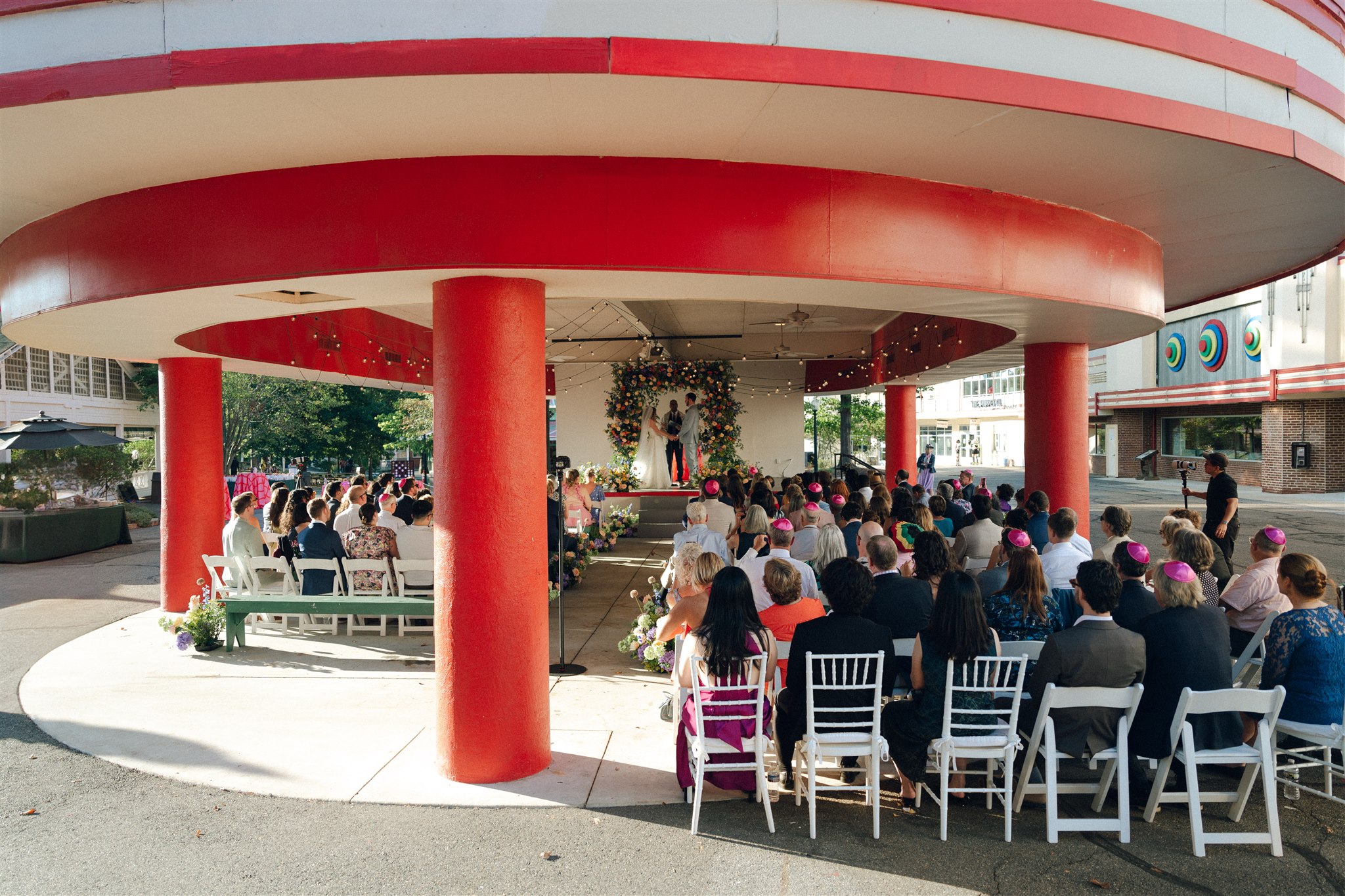 Glen Echo Park wedding ceremony